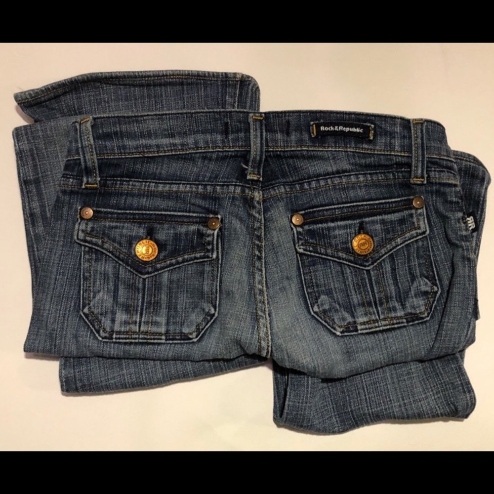 Rock & Republic Scorpion jeans. Bootcut.